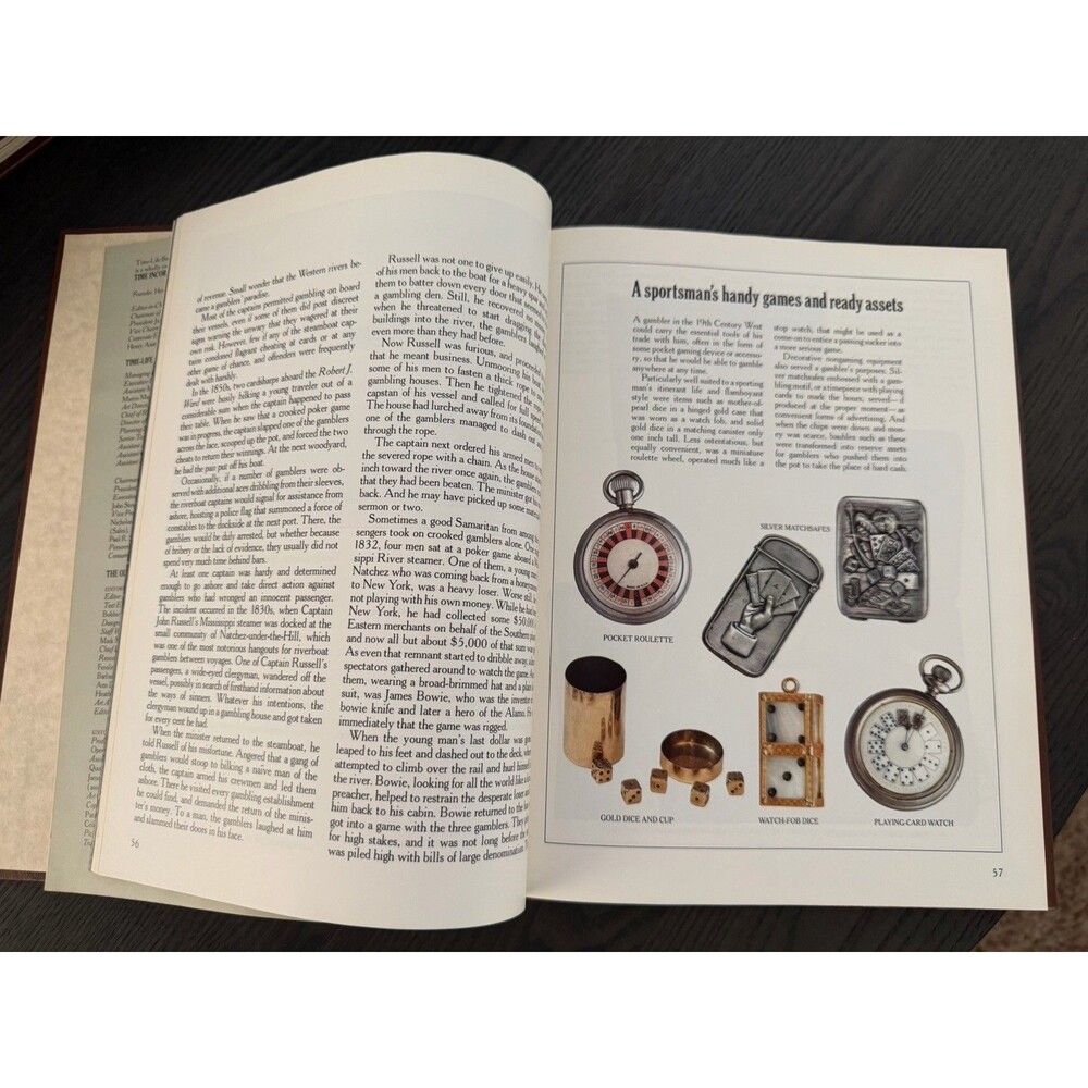 The Gamblers Old West Time Life Books Hardcover 1978 History Gambling West - Picture 4 of 4